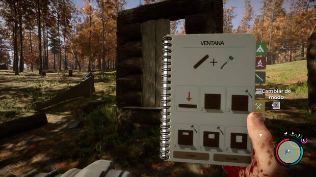 Sons of the Forest - Plano para crear ventanas