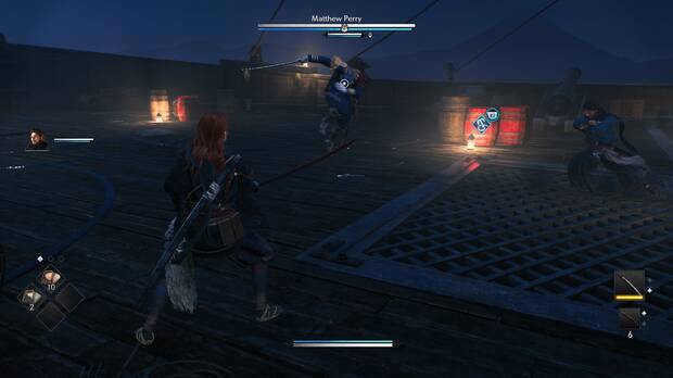 Rise of the Ronin - Combate contra el jefe Matthew Perry