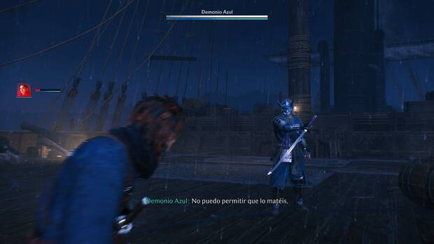 Rise of the Ronin - Combate contra el jefe Demonio azul