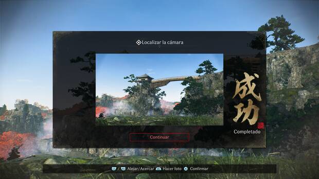 Rise of the Ronin - Misión Localizar la cámara: foto al templo