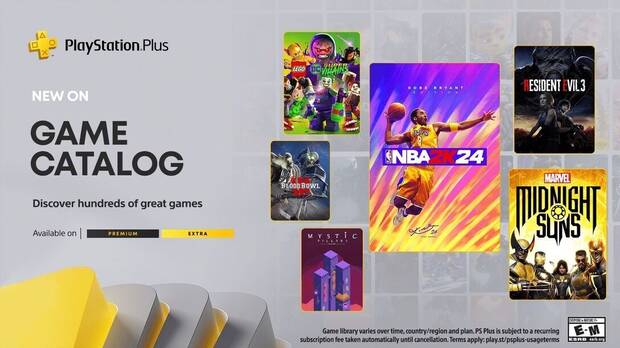 Ya están disponibles los juegos de marzo 2024 del catálogo de PS Plus Extra y Premium. Noticias en tiempo real