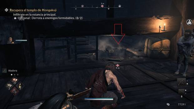 Rise of the Ronin - Misión Recuperar el templo de Hongakuji: Agujero del desván