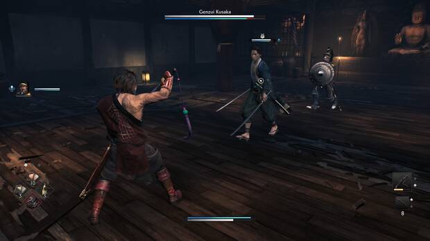 Rise of the Ronin - Combate contra el jefe Genzui Kusaka