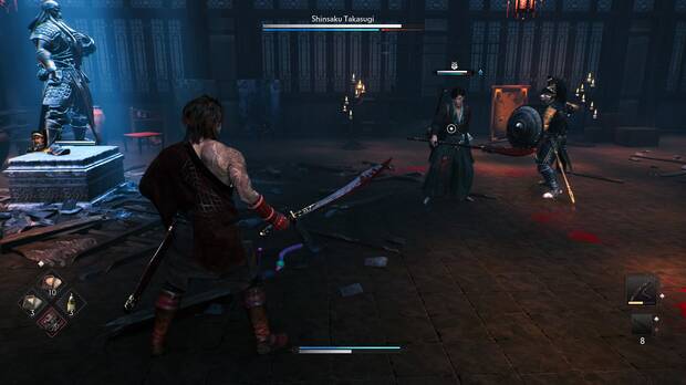 Rise of the Ronin - Combate contra el jefe Shinsaku Takasugi