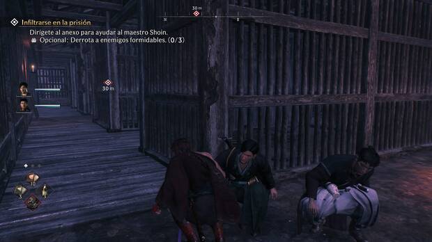 Rise of the Ronin - Misión Infiltrarse en la prisión: Sección de celdas y prisioneros
