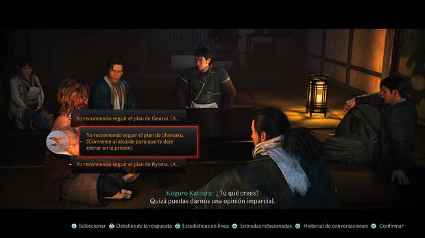 Rise of the Ronin - Misión Quienes conocen a Shoin: Decidir el plan para infiltrarse en la prisión