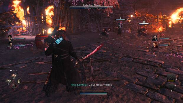 Rise of the Ronin - Combate contra el jefe Rutherford Alcock
