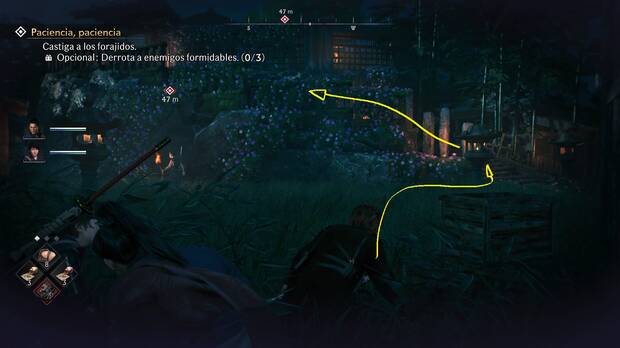 Rise of the Ronin - Misión Paciencia, paciencia: infiltrarse
