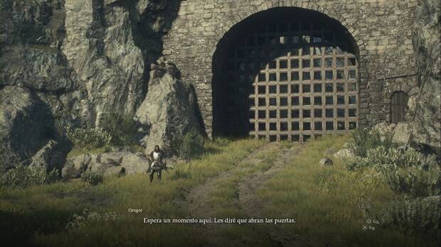 Dragon's Dogma 2- Al calor del dragón: Gregor ordena que abran la reja del camino al nordeste de Melve