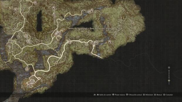 Dragon's Dogma 2 - El sitial del Sovran: cruce del campamento de la Base del monte Alles