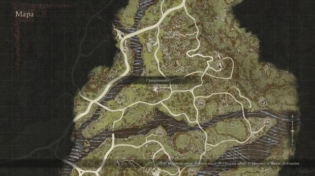Dragon's Dogma 2 - El sitial del Sovran: ubicación del campamento con la Capa lupina