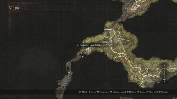 Dragon's Dogma 2 - Mazmorras, ubicación de la Gurta del borde del río