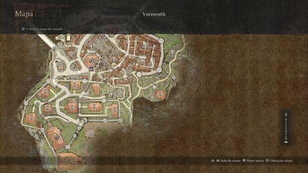 Dragon's Dogma 2 - Misiones secundarias: punto donde activar Historia encriptada en Venworth