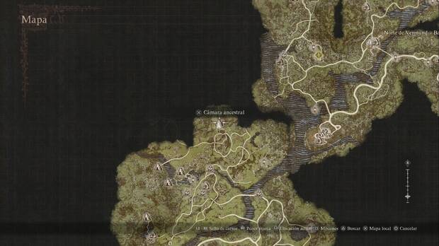 Dragon's Dogma 2 - Mazmorras: ubicación de la Cámara ancestral