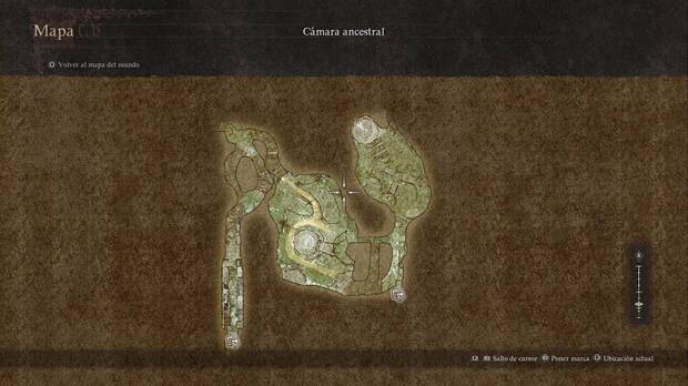 Dragon's Dogma 2 - Mazmorras: Mapa de la Cámara ancestral