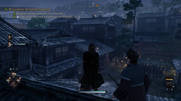 Rise of the Ronin - Misión El incidente de la taberna Ikeda: Moverse por los tejados