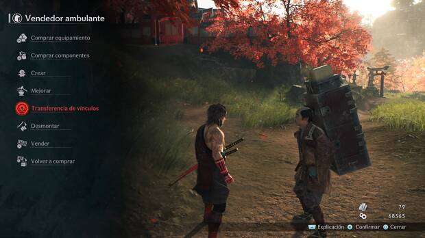 Rise of the Ronin - Comprar regalos a los comerciantes ambulantes