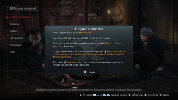 Rise of the Ronin - Desbloquear el hogar comunal