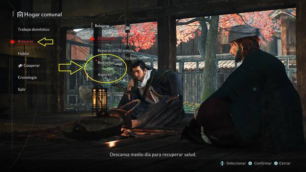 Rise of the Ronin - Opciones de rediseñar y editar aspecto