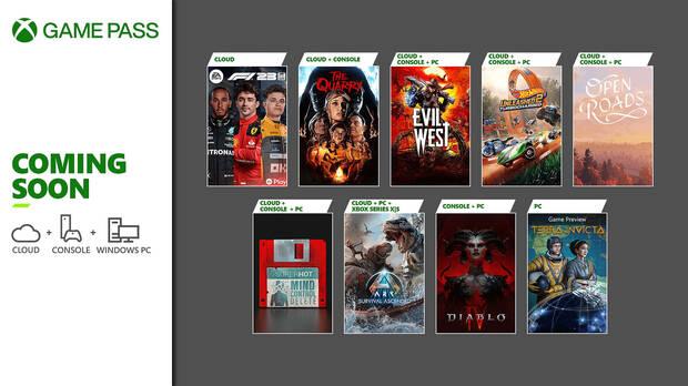 Juegos de la segunda tanda de marzo de Xbox Game Pass.
