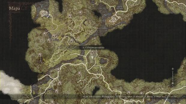 Dragon's Dogma 2 - Mazmorras: ubicación de la Caverna escondida
