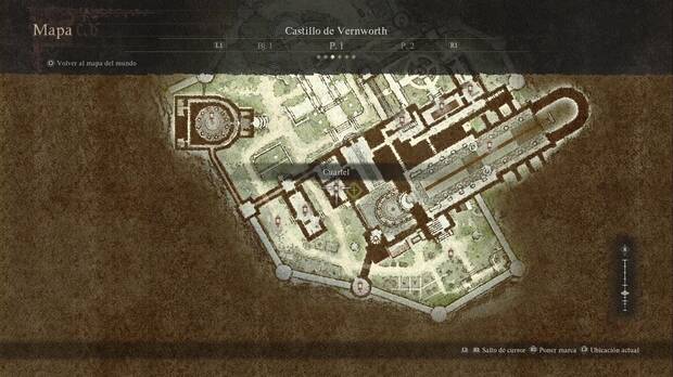 Dragon's Dogma 2 - El entramado de Disa: ubicación del cuartel en la zona sur de Vernworth