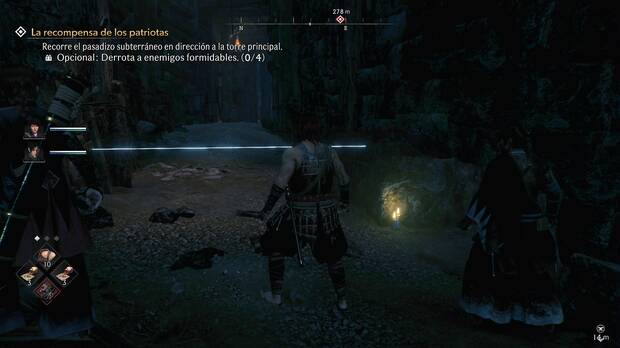 Rise of the Ronin - Misión La recompensa de los patriotas: cable trampa
