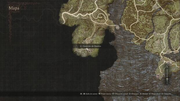 Dragon's Dogma 2 - Mazmorras: Caverna de Guerco, ubicacin de la mazmorra