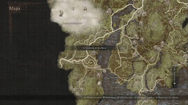 Dragon's Dogma 2 - Mazmorras: Caverna de la ribera, ubicación de la mazmorra