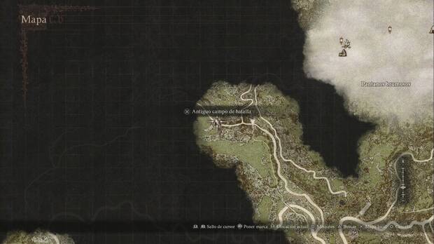 Dragon's Dogma 2 - Antiguo campo de batalla: ubicación de la mazmorra