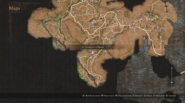 Dragon's Dogma 2 - Mazmorras: ubicación de la Tumba de Ja'Nuwa