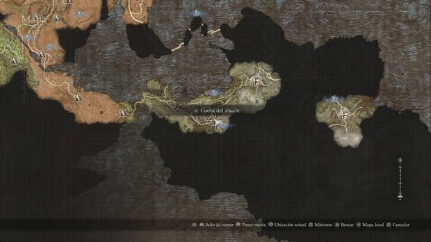 Dragon's Dogma 2 - Mazmorras: Cueva del zócalo, ubicación
