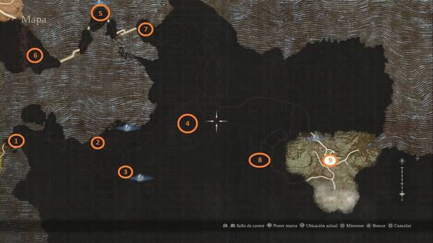 Dragon's Dogma 2 - Zona a explorar en la Isla de Agamen