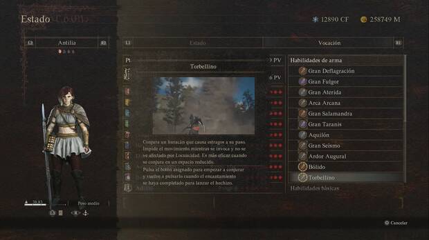 Dragon's Dogma 2 - Habilidades maestras: Torbellino