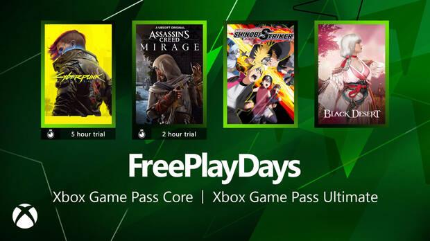 Free Play Days de Xbox