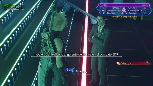Final Fantasy VII Rebirth - Don Jugón, ficha de combate del Combate 3D