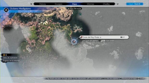 Final Fantasy VII Rebirth - Tesoros de los piratas: Puerto de la Gruta del Rey Pirata alfa