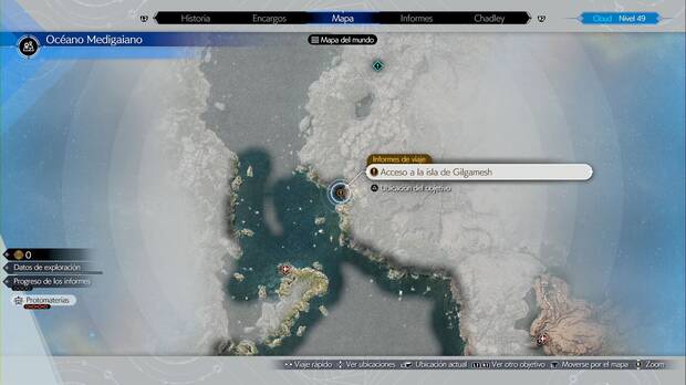 Final Fantasy VII Rebirth - La isla de Gilgamesh: ubicación de la isla de Gilgamesh