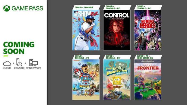 Juegos de marzo en Xbox Game Pass.