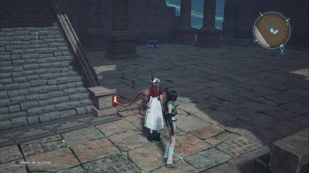 Final Fantasy VII Rebirth - Armas de Aeris: ubicación del cofre con el Gambanteinn