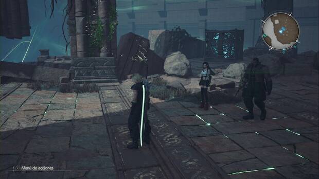 Final Fantasy VII Rebirth - Capítulo 13: caja para mover y avanzar en el Templo de los Ancianos