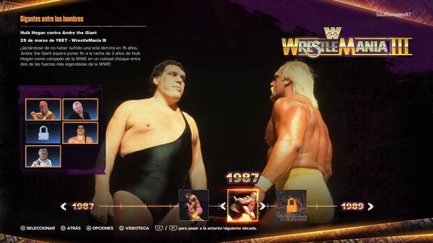 El modo Showcase es un homenaje espectacular a WrestleMania que no ha podido salir mejor.
