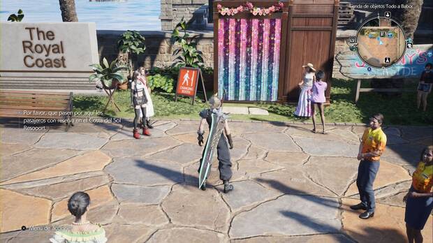 Final Fantasy VII Rebirth - Probadores en Costa del Sol