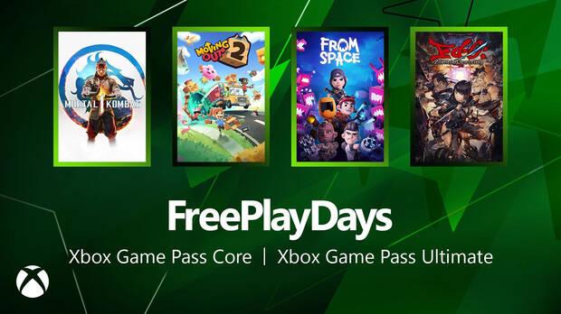 Juegos gratis de este fin de semana en los Free Play Days de Xbox Game Pass Core.