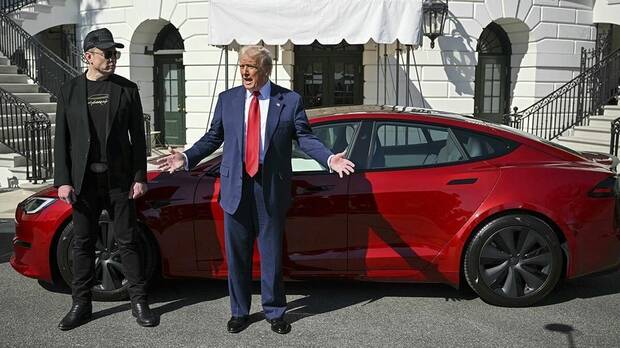 Elon Musk y Trump en la Casa Blanca