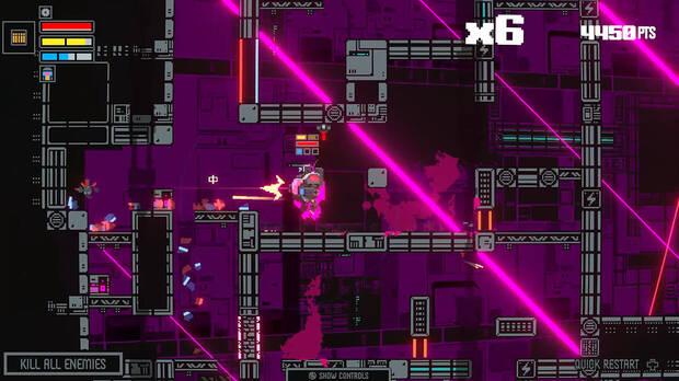 Con M.O.T.H.E.R se juega de manera muy diferente y aguantas varios disparos. La clave est� en alternar constantemente el control de ambos personajes.
