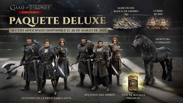 Paquete de fundador Deluxe de Game of Thrones: Kingsroad