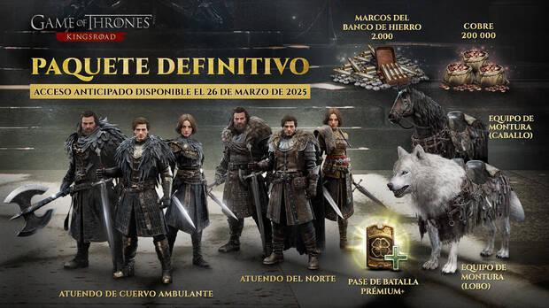 Paquete de fundador Definitivo de Game of Thrones: Kingsroad