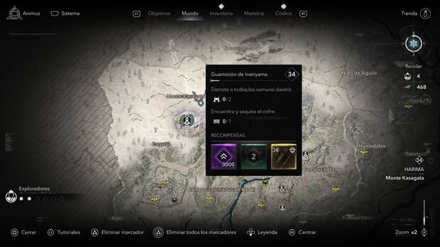 Assassin's Creed Shadows - Localización de Guarnición de Inariyama