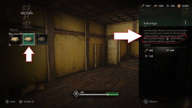 Assassin's Creed Shadows - Mejorar el kakurega a nivel 2 para eliminar alertas regionales